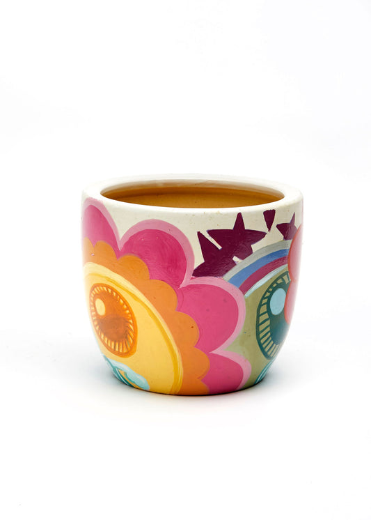 Hand-Created Planter Artpiece