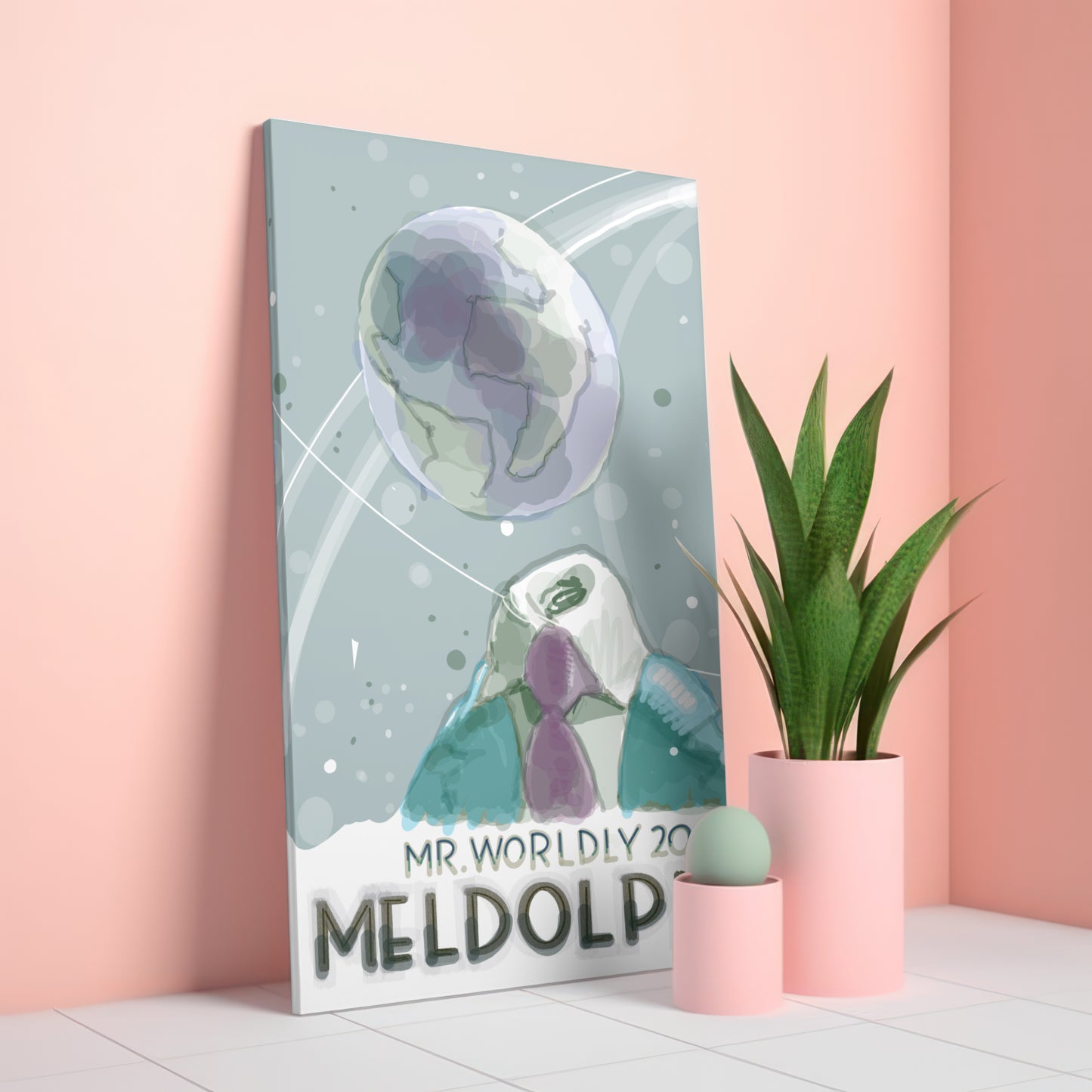 Mr Worldy Signed Poster