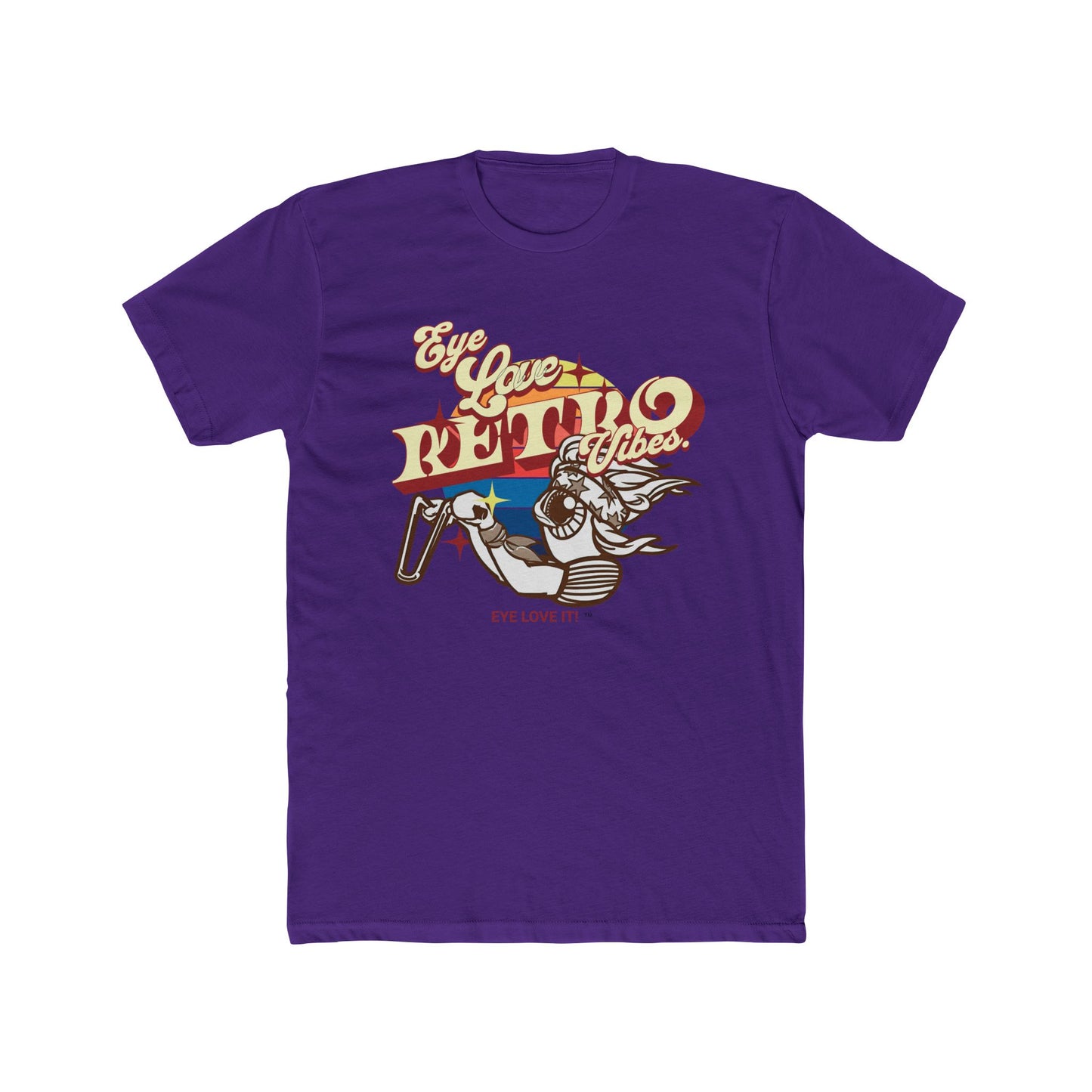 Vibes Retro Chopper Unisex Cotton Tee