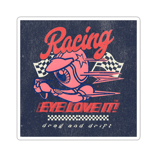 Drag  and Drift! Kiss-Cut Sticker