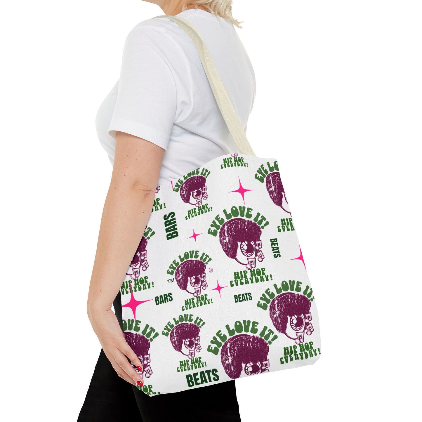 Beats and Bars Daily All Over Tote