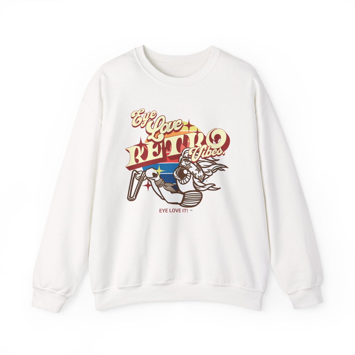 Vibes  Retro Unisex Chopper Sweatshirt