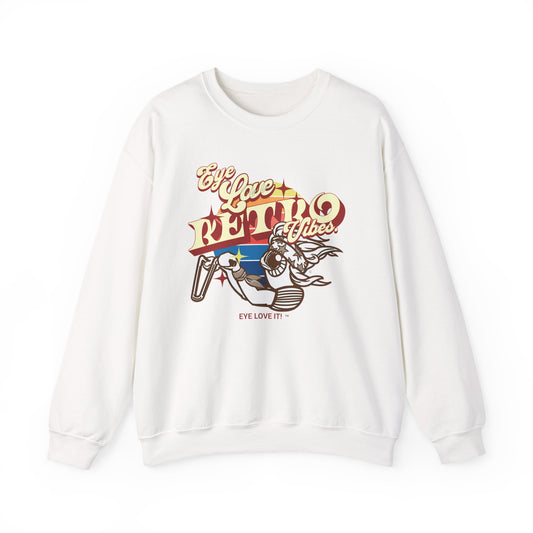 Vibes  Retro Unisex Chopper Sweatshirt