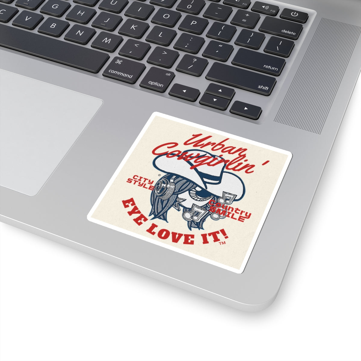 Urban Cowgirlin' Kiss-Cut Sticker
