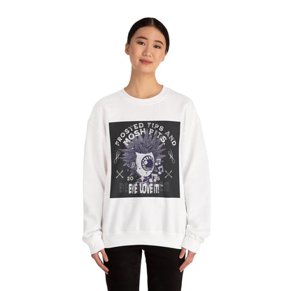 Frosted Tips and Mosh Pits  Unisex Sweatshirt
