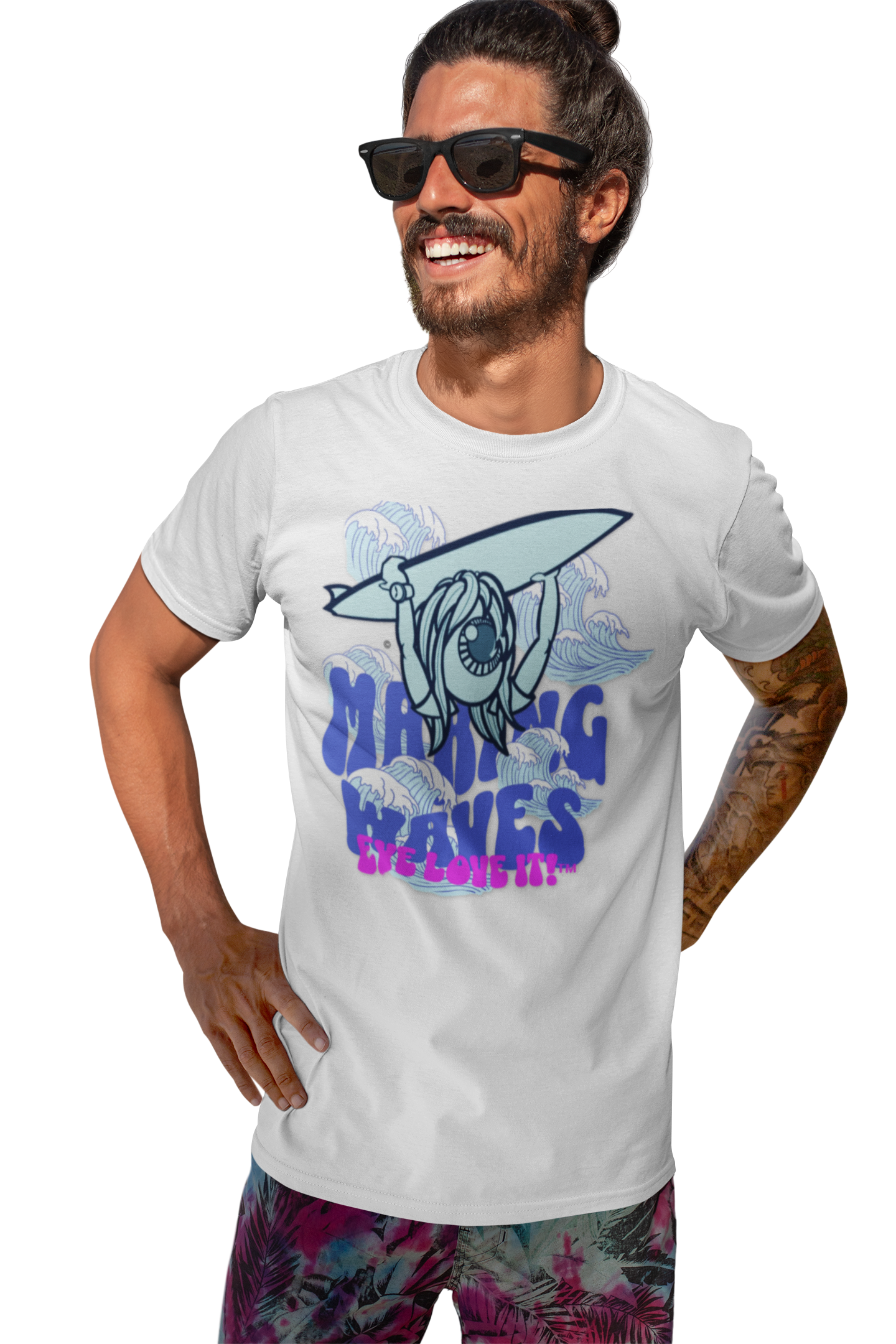 EYE LOVE IT! Making Waves Unisex Cotton Tee