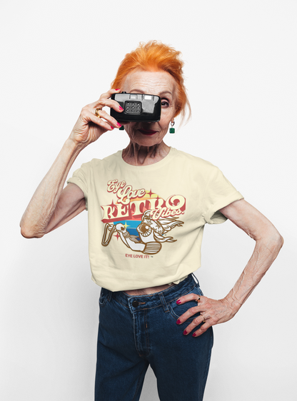 Vibes Retro Chopper Unisex Cotton Tee