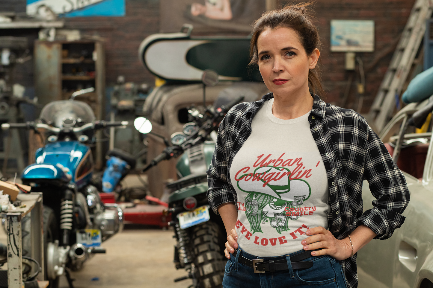 Urban Cowgirlin' Unisex Cotton  Tee