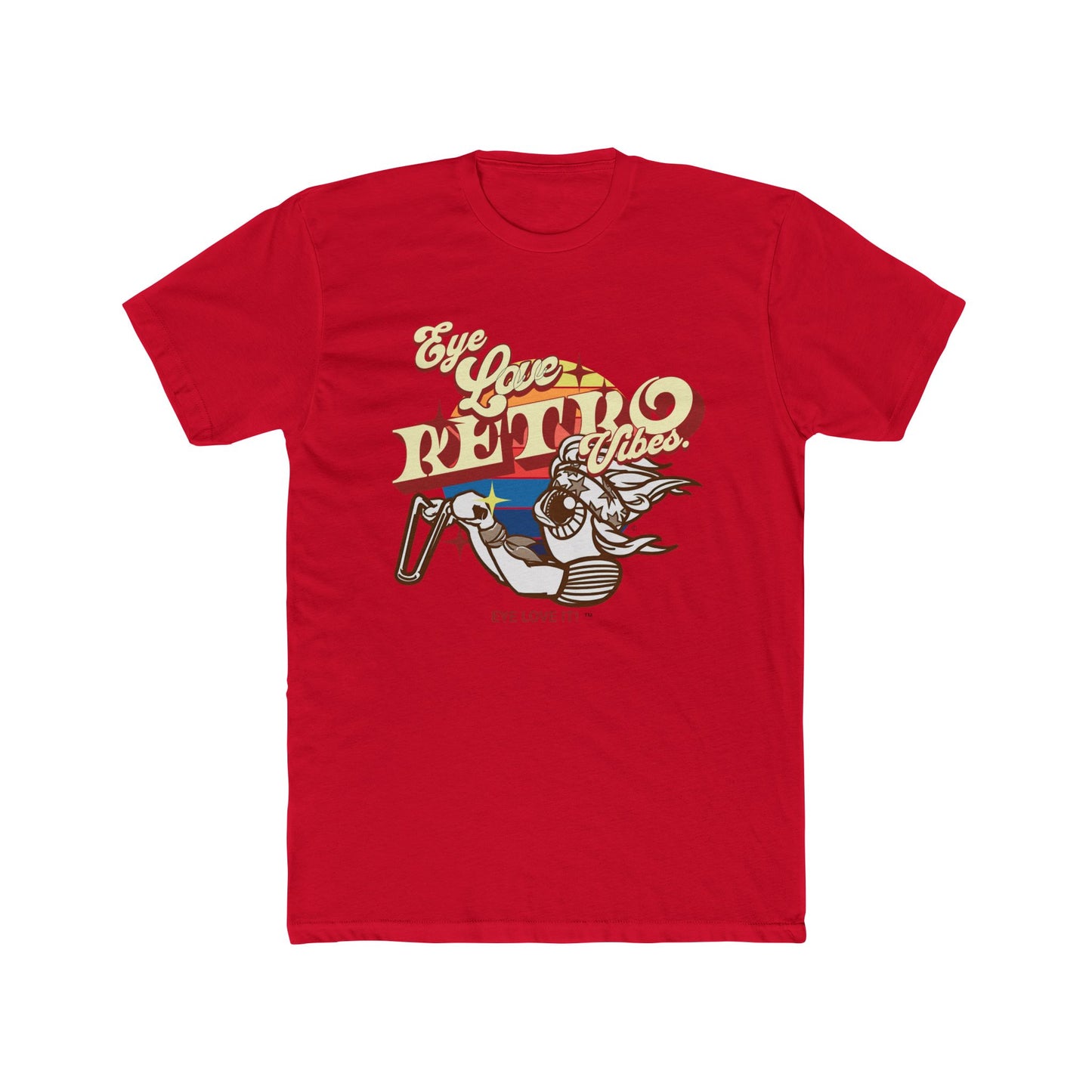 Vibes Retro Chopper Unisex Cotton Tee