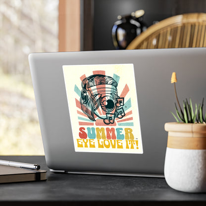 EYE LOVE IT ! Summer Kiss-Cut Vinyl Decal