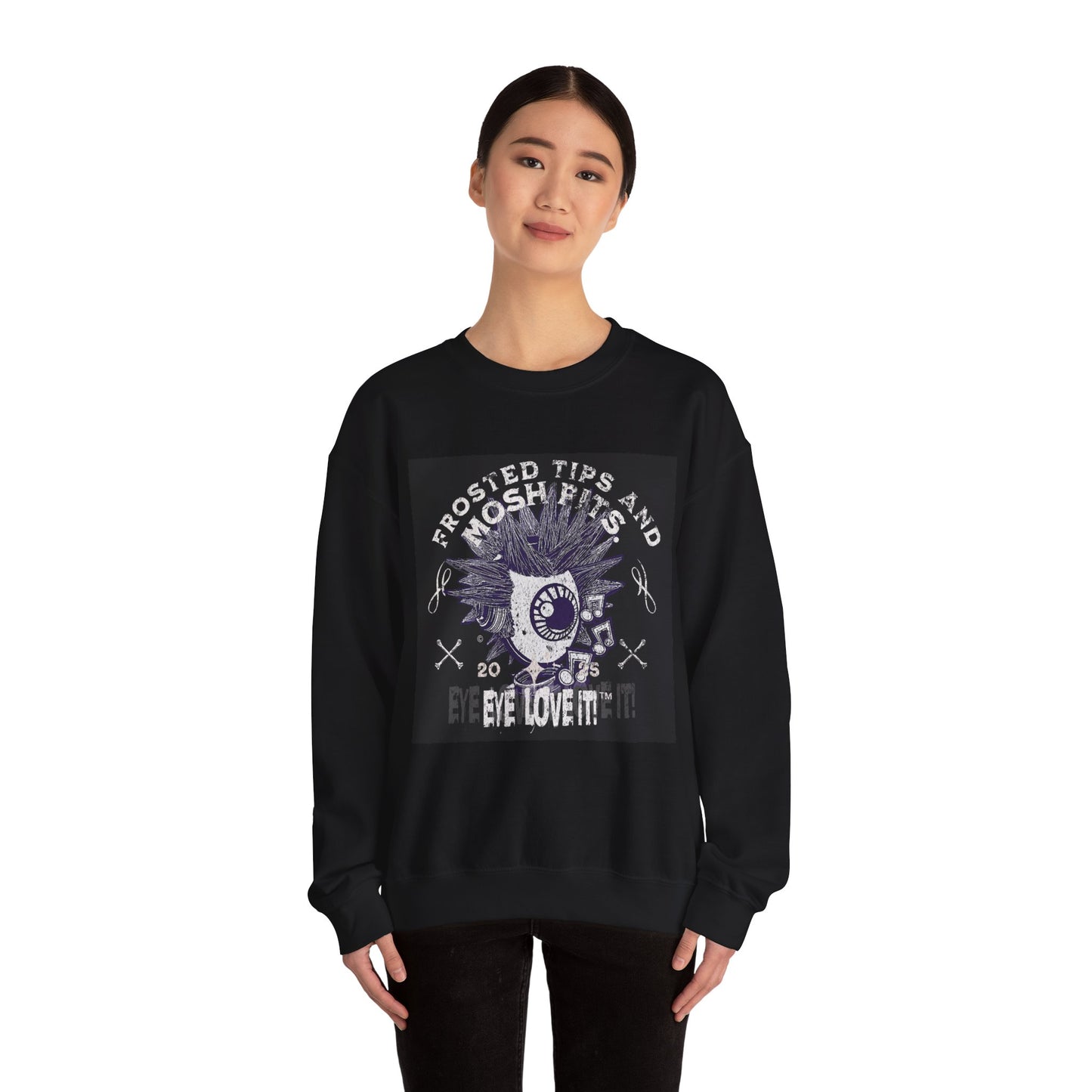 Frosted Tips and Mosh Pits  Unisex Sweatshirt