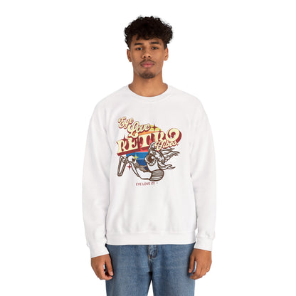 Vibes  Retro Unisex Chopper Sweatshirt