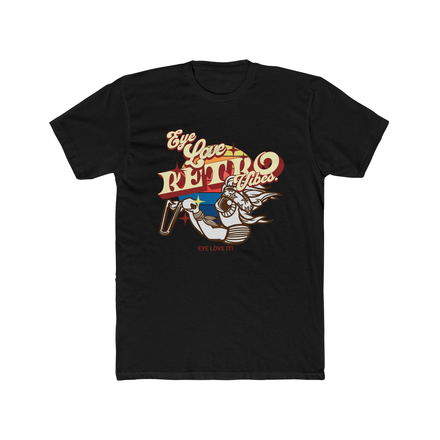 Vibes Retro Chopper Unisex Cotton Tee