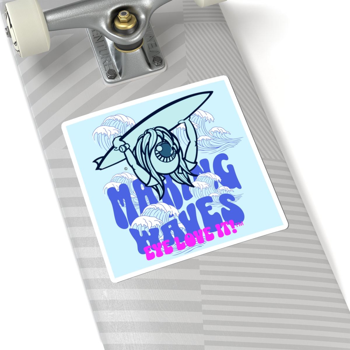 EYE LOVE IT! Making Waves Kiss-Cut Sticker