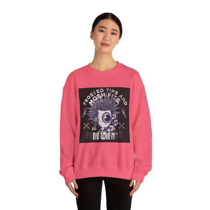 Frosted Tips and Mosh Pits  Unisex Sweatshirt
