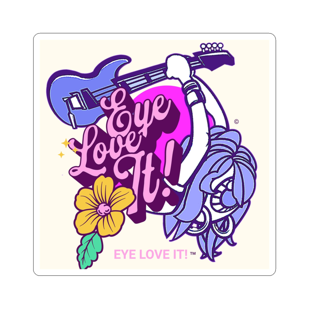 The Late Night Riots Kiss-Cut Sticker
