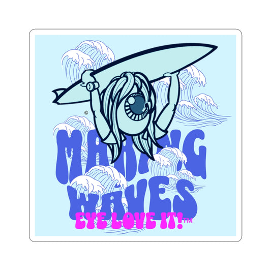 EYE LOVE IT! Making Waves Kiss-Cut Sticker