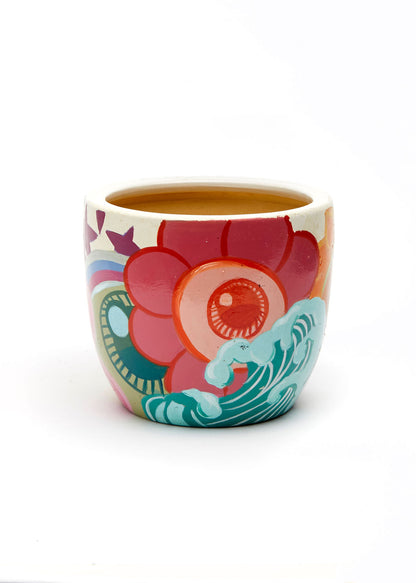 Hand-Created Planter Artpiece