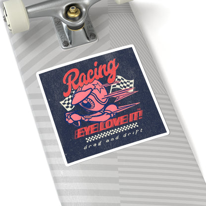 Drag  and Drift! Kiss-Cut Sticker