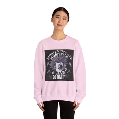 Frosted Tips and Mosh Pits  Unisex Sweatshirt