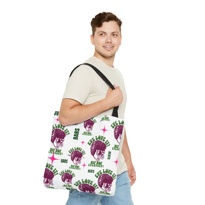 Beats and Bars Daily All Over Tote