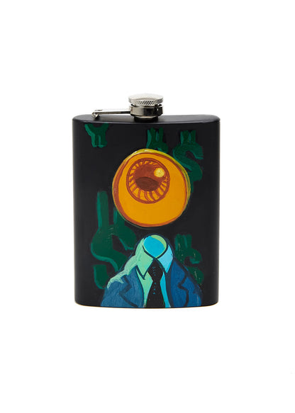 No Ceilings Hand-Detailed Flask