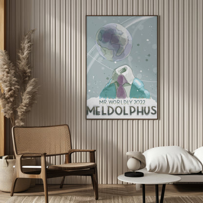 Mr Worldy Signed Poster